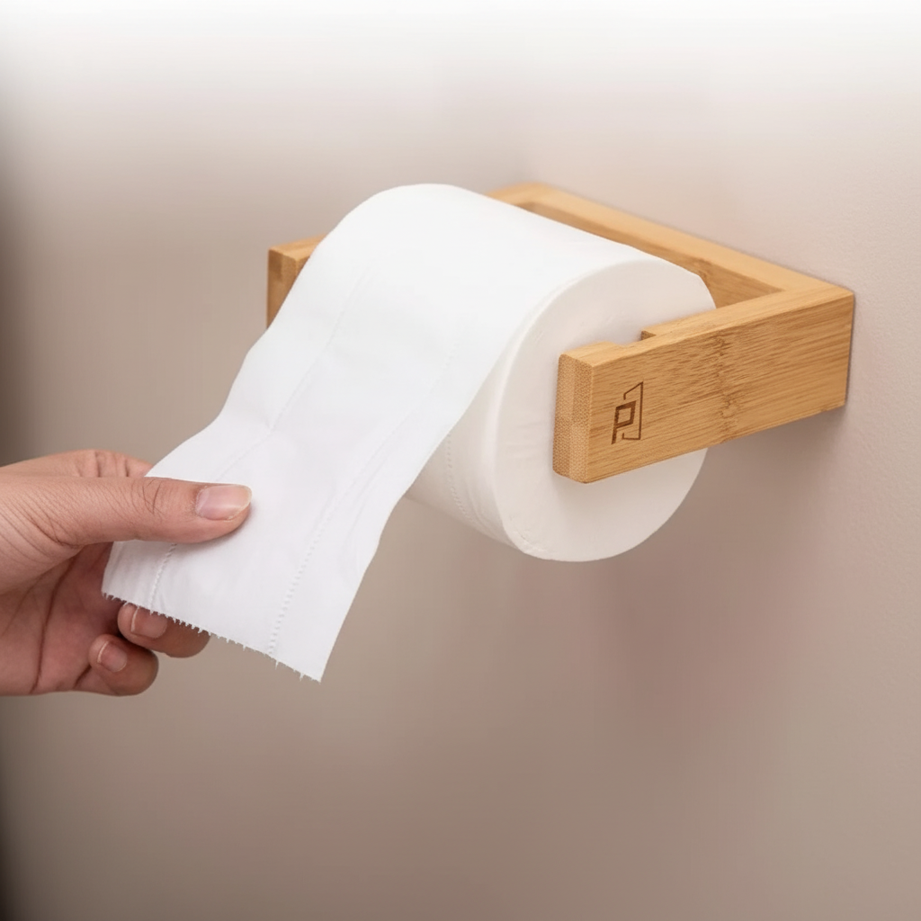 Wandmontierter Bambus Halter - Wallbamboo