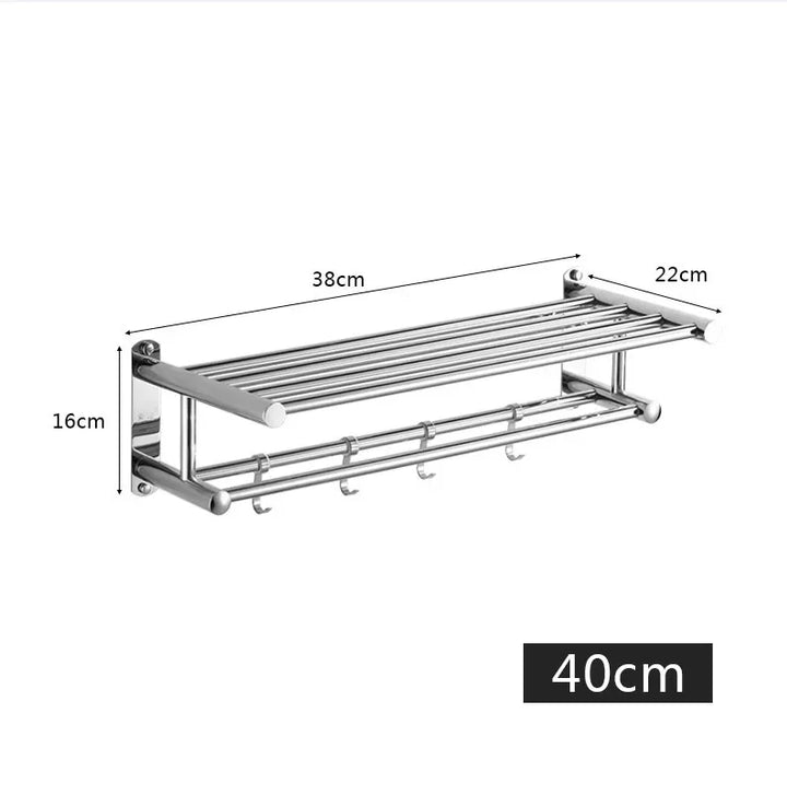 Wandmontierter Edelstahlhalter - Toweluxe