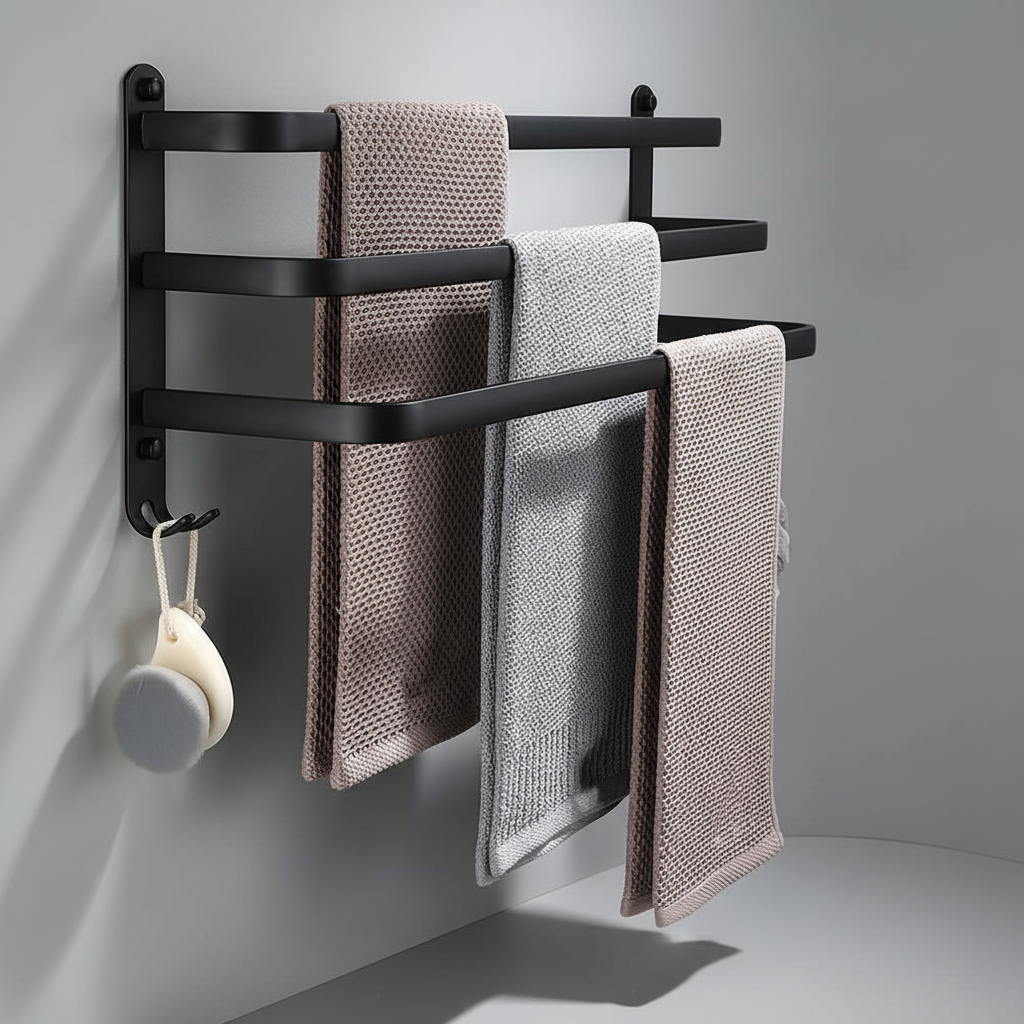 Wandmontierter Handtuchhalter Aus Metall - SpaceHang