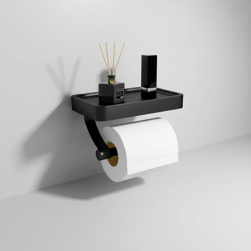 Wandmontierter Toilettenpapierhalter - RollDock