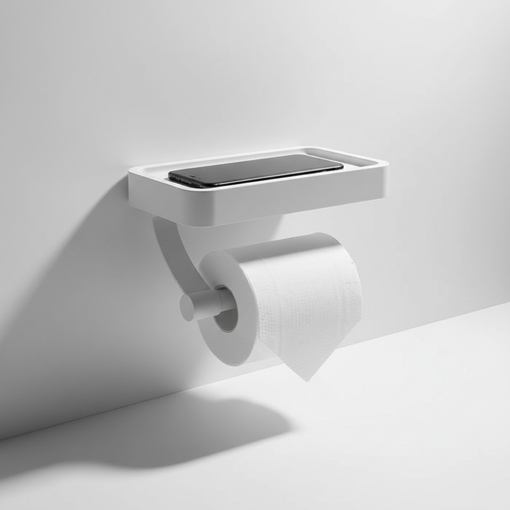 Wandmontierter Toilettenpapierhalter - RollDock
