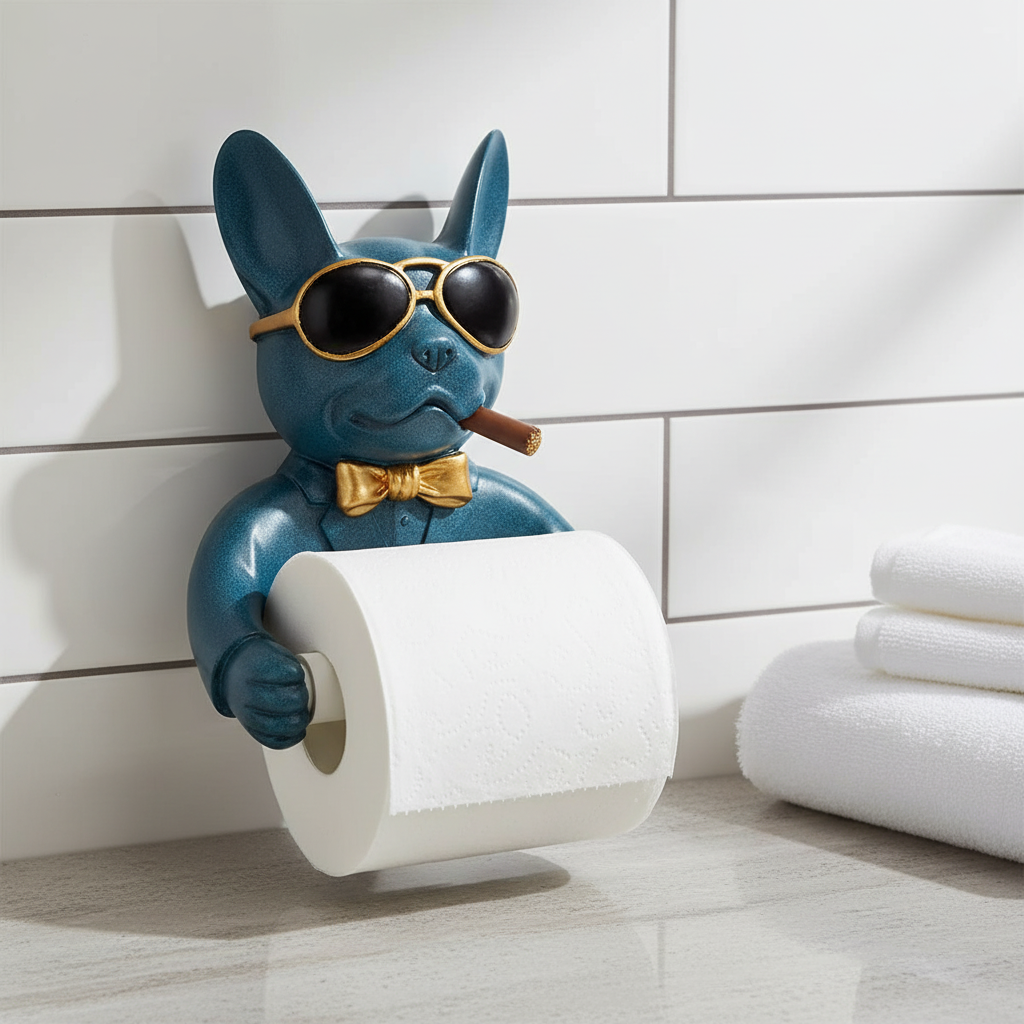 Wandmontierter Toilettenpapierhalter Harz - PawMate