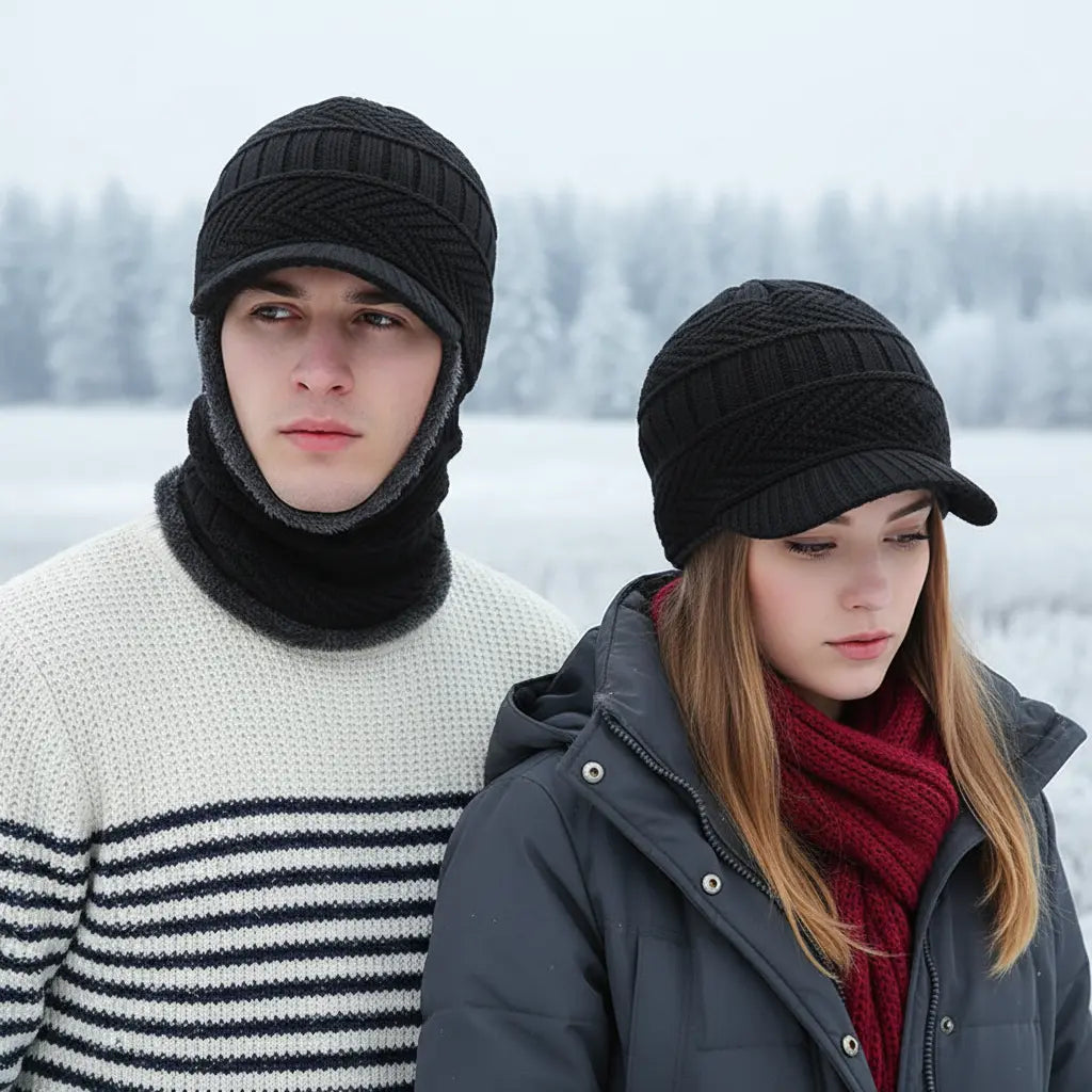 Varmende hat med ansigtsskærm - WinterCap