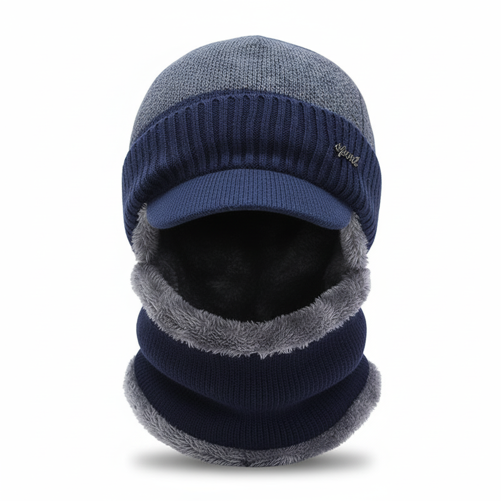 Wärmende Mütze Mit Gesichtsschutz - WinterCap