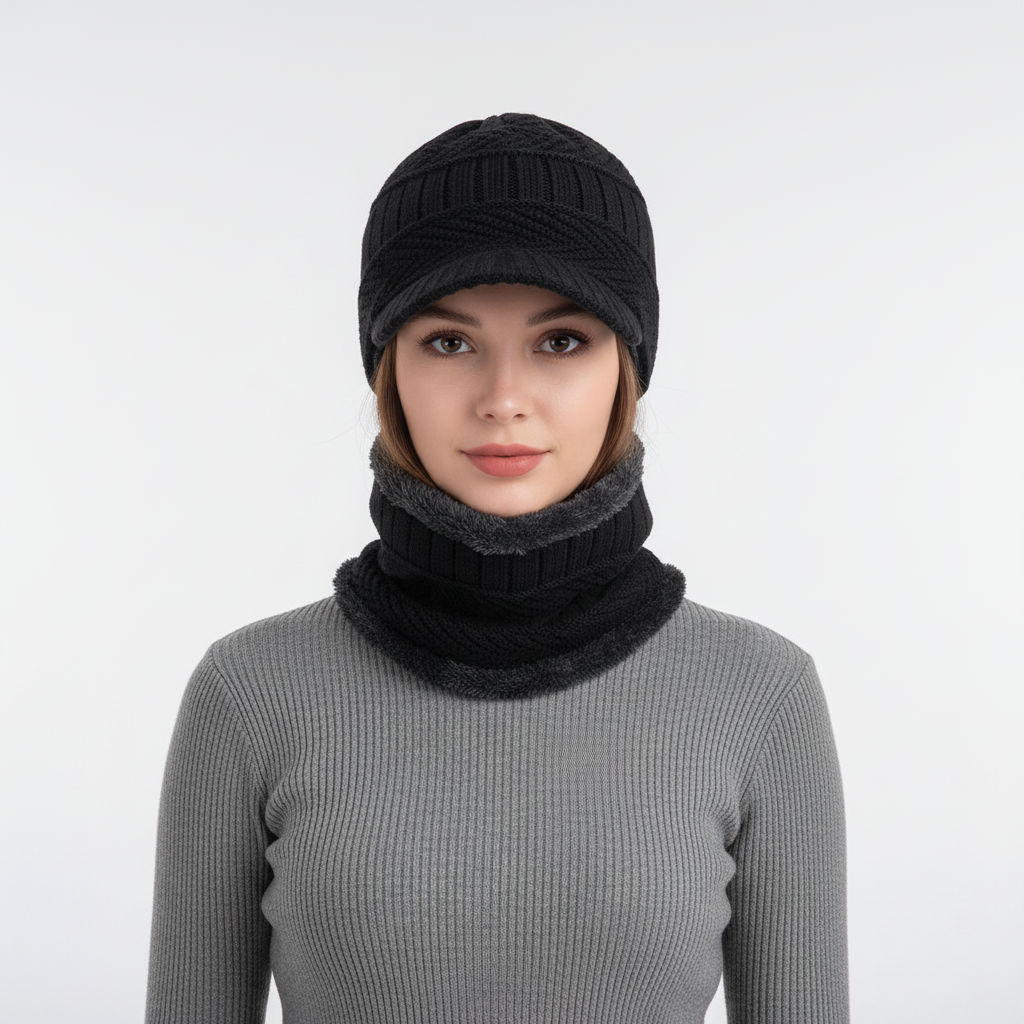 Wärmende Mütze Mit Gesichtsschutz - WinterCap