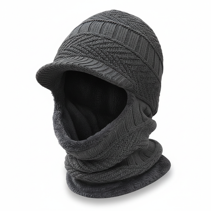 Wärmende Mütze Mit Gesichtsschutz - WinterCap