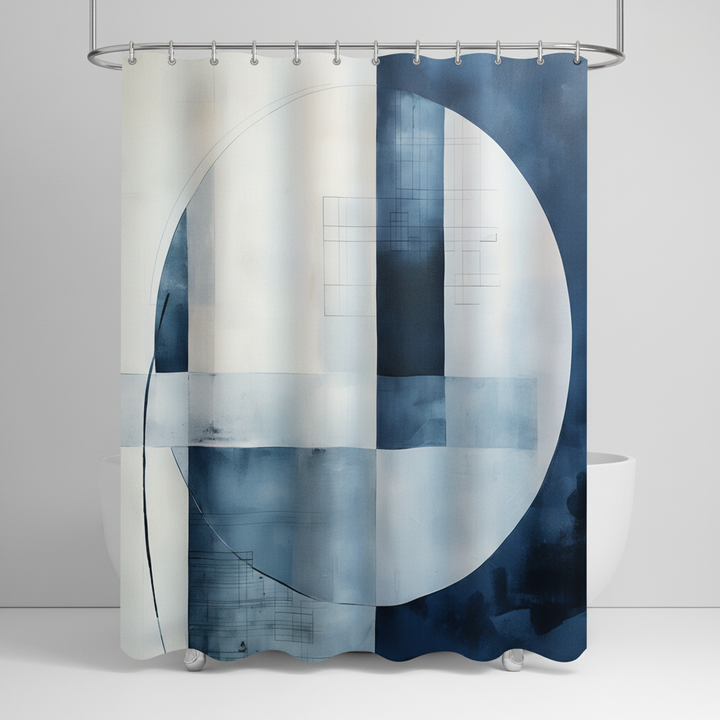 Wasserabweisender Polyester Duschvorhang - AquaLoom