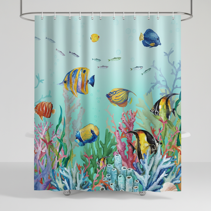 Wasserabweisender Polyester Duschvorhang - SeaMosa