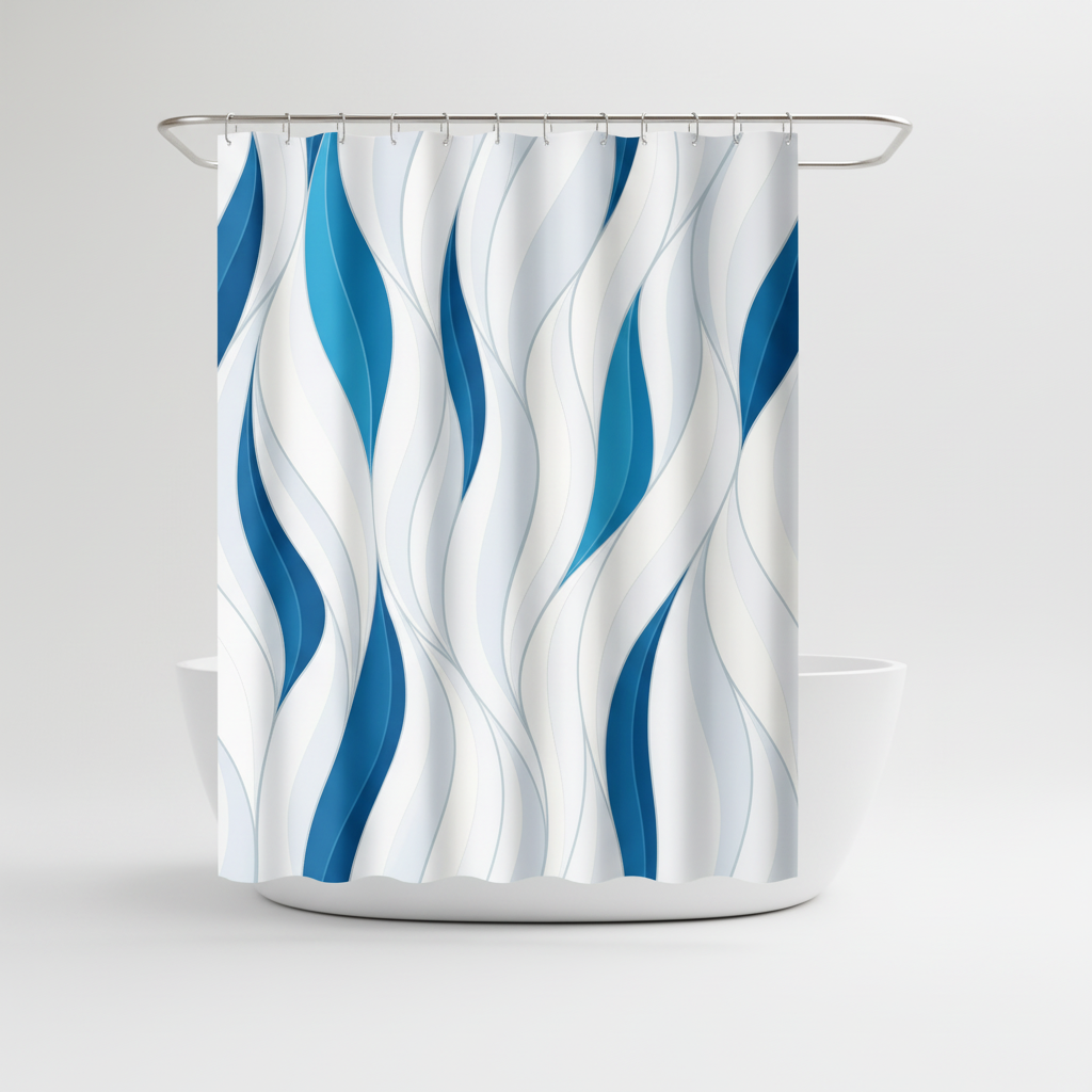 Wasserdichter Gedruckter Duschvorhang - ShowerWeave