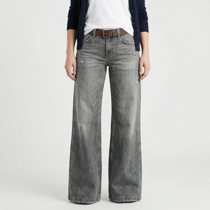 Weites Bein Jeans Mit Retro-Schnitt - Loretta