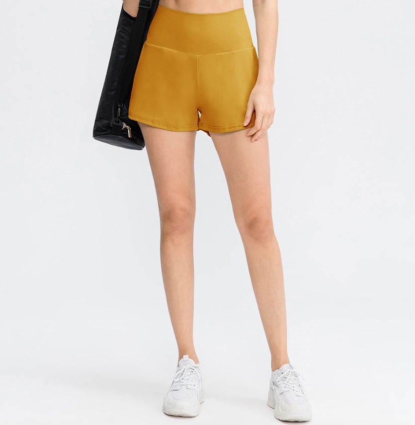 Åndbare & hurtigtørrende high-waist træningsshorts til damer – Mirabella