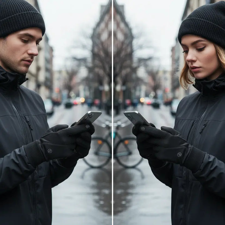 Vind tætte handsker med touchscreen-funktion - TouchWarm
