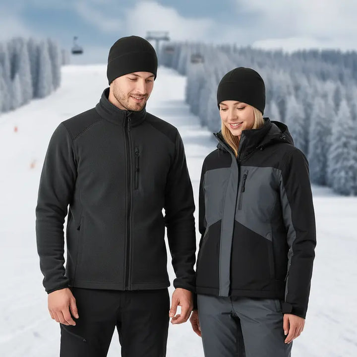 Vind- og tætsiddende polar fleece materiale - CozyShield