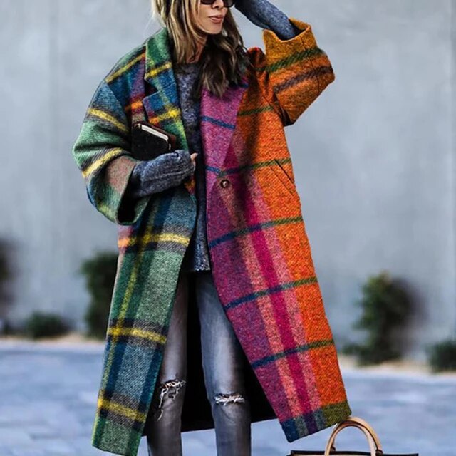 Lang vintertrenchcoat til damer - Vivienne
