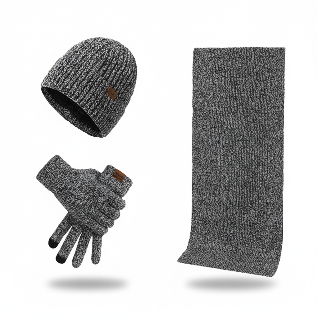 Wollige Mütze Und Handschuhe - ChillGuard