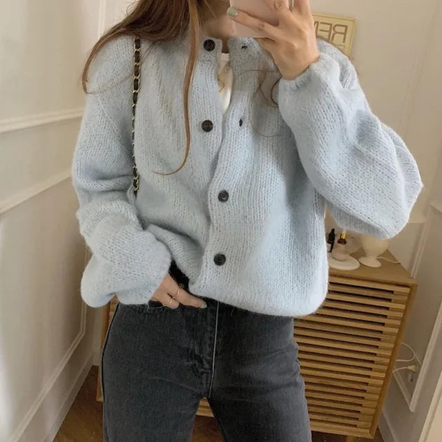 Dame Strikket Vest - Nova