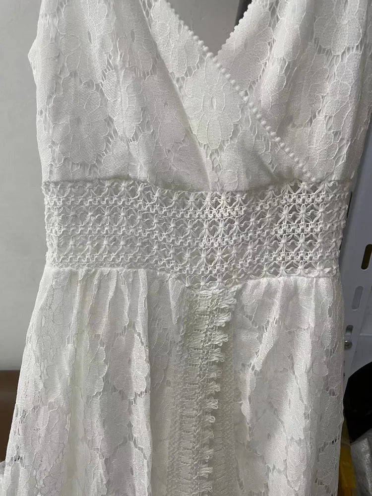 Casual linned-playsuit med løs pasform – Noralie