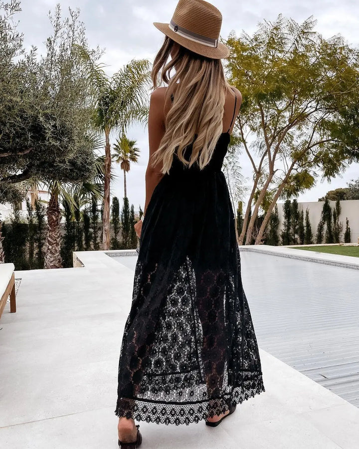 Casual linned-playsuit med løs pasform – Noralie