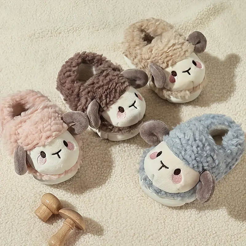 Børneslippers med får – WoollySteps