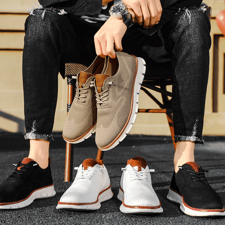 Åndbare og ultrakomfortable herresneakers i et minimalistisk design – Elias