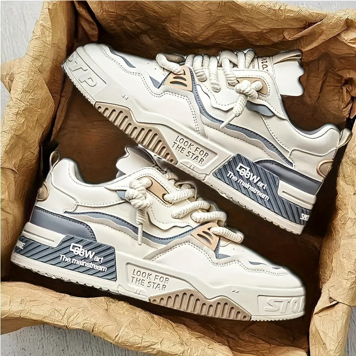 Chunky herre streetwear-sneaker med profileret sål og komfortpolstring – Kairo