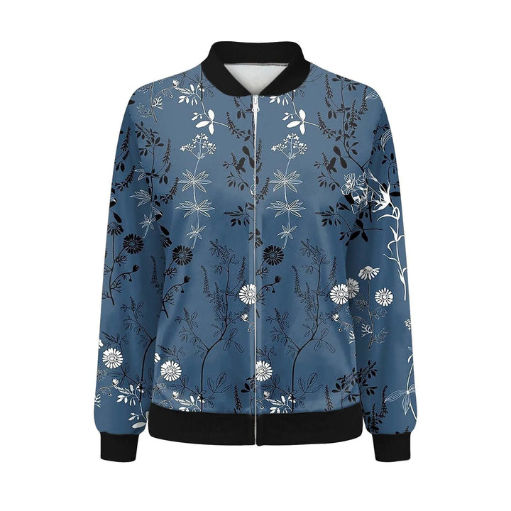 Dame-sommerjakke med fint blomsterprint – Fiora