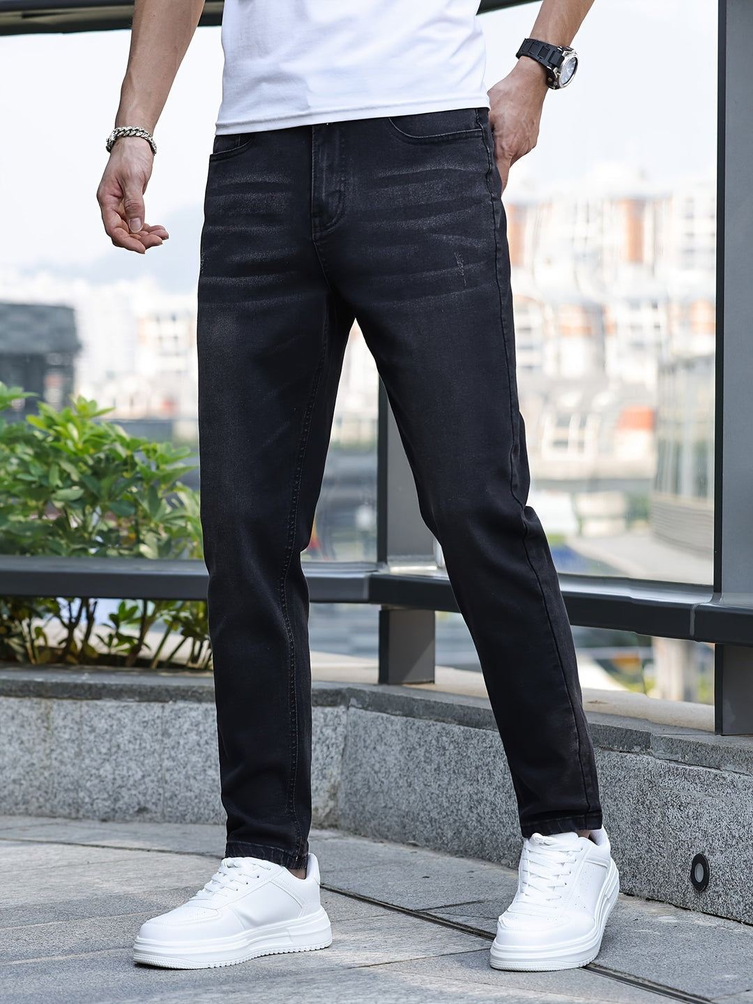 Chic Herre Streetwear Stretchbukser - Milan