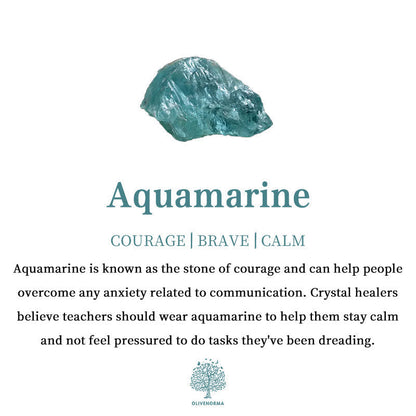 Aquamarin Edelstein, blau, beruhigend, Mut, Kommunikation, Heilstein, Kristalltherapie, Stressabbau.