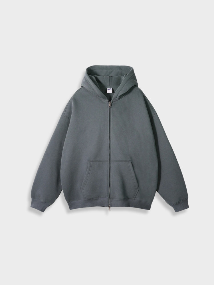 Oversized vest med lynlås - Ava