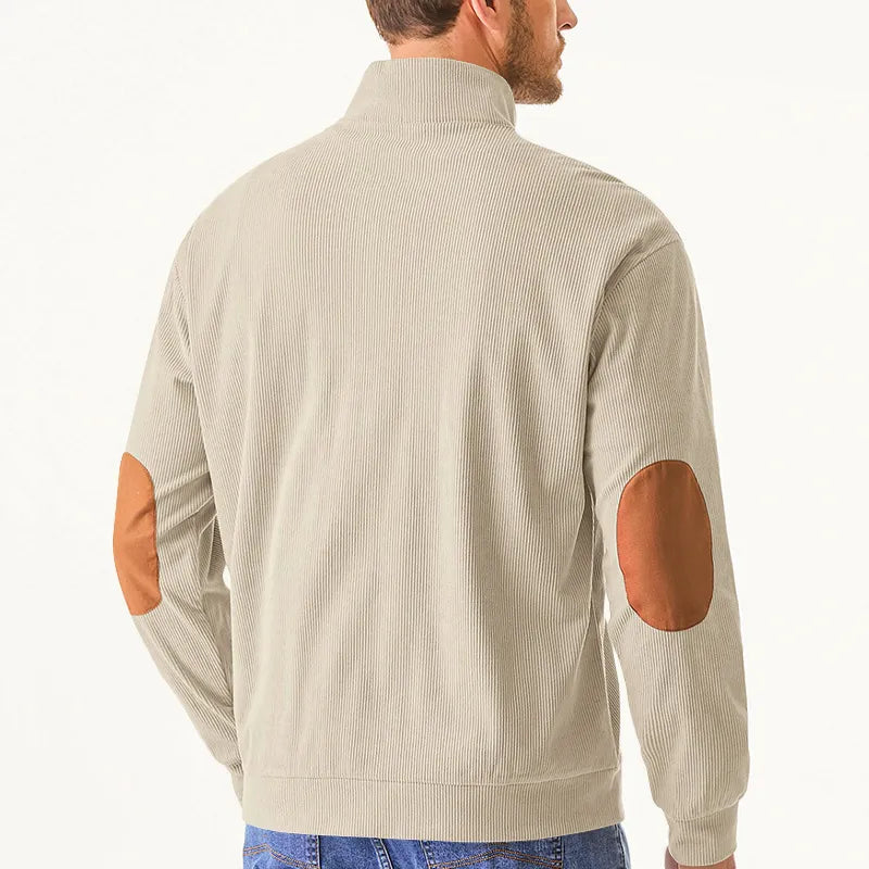 Herresweater med stående krave - Liam