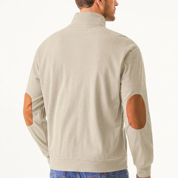 Herresweater med stående krave - Liam