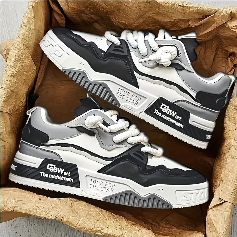 Chunky herre streetwear-sneaker med profileret sål og komfortpolstring – Kairo