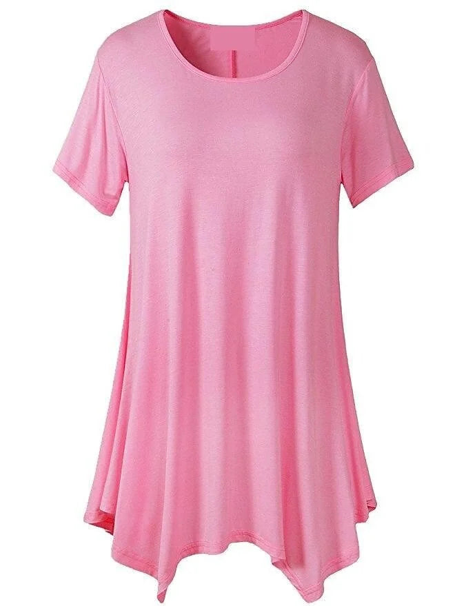 Loose Fit Dame T-shirt med Korte Ærmer – Taryn