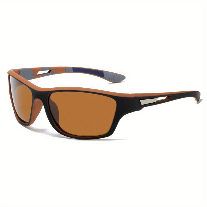 Sportsolbrille til herrer med polariserede linser og UV400-beskyttelse – Vayron