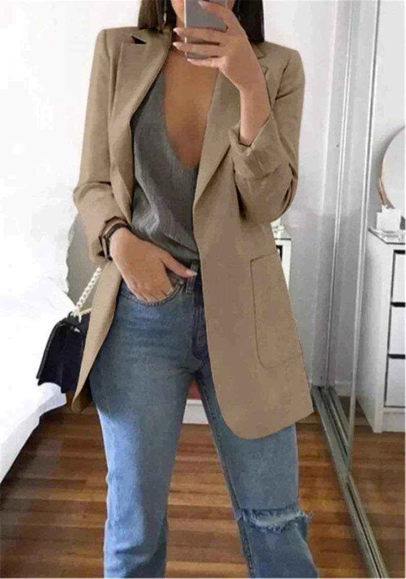 Stilfuld elegant streetwear-blazer - Serena