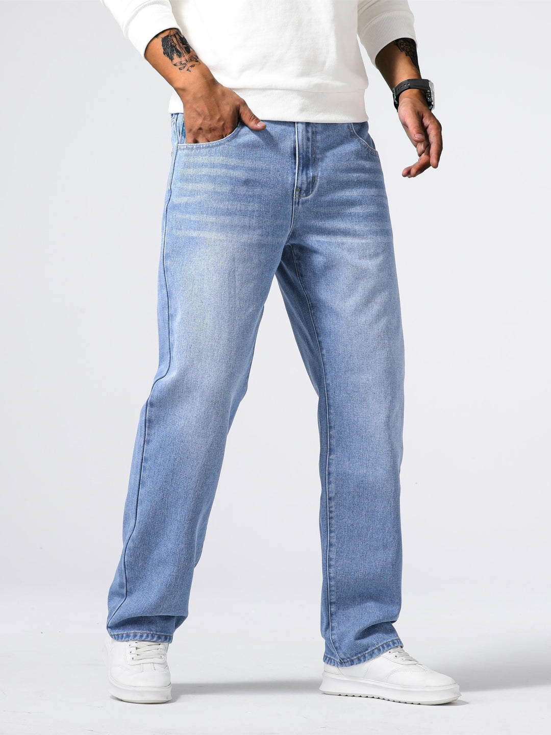 Relaxed Fit Regular Herrejeans - Lucas