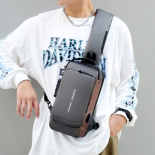 Stilfuld tyverisikret crossbody-taske - Nina