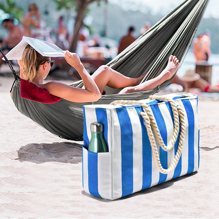 Vand- og sandtæt oversize-strandtaske – SandAway