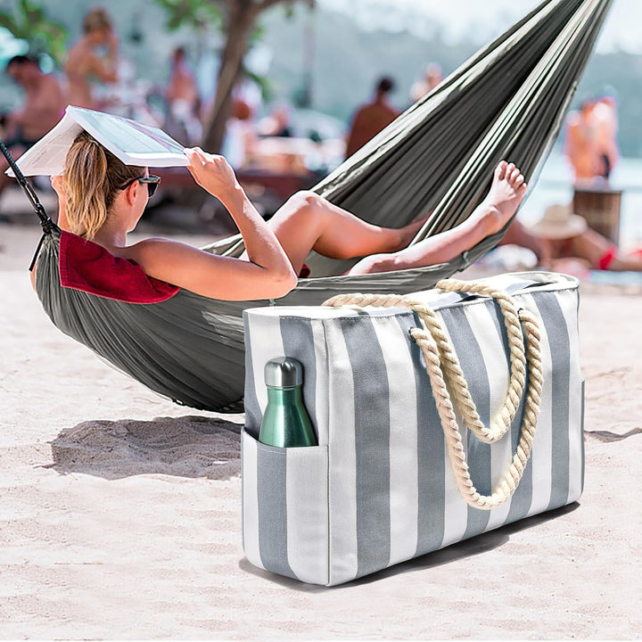Vand- og sandtæt oversize-strandtaske – SandAway