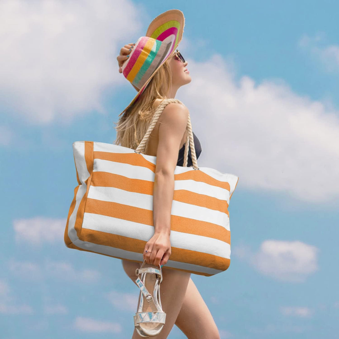 Vand- og sandtæt oversize-strandtaske – SandAway