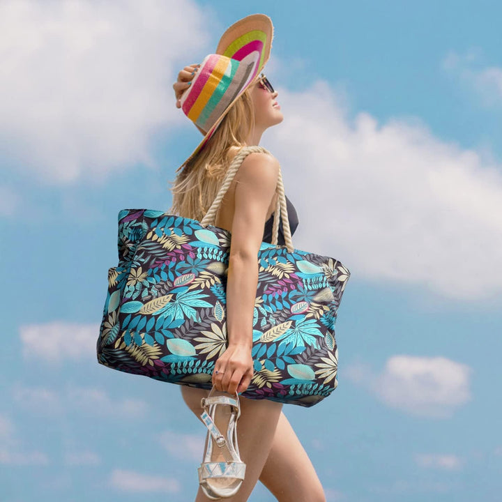 Vand- og sandtæt oversize-strandtaske – SandAway