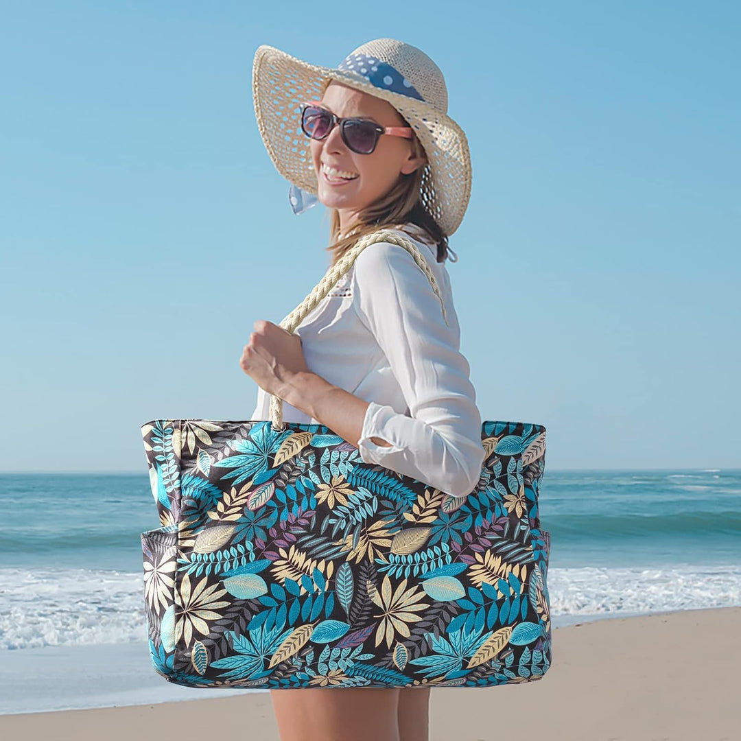 Vand- og sandtæt oversize-strandtaske – SandAway