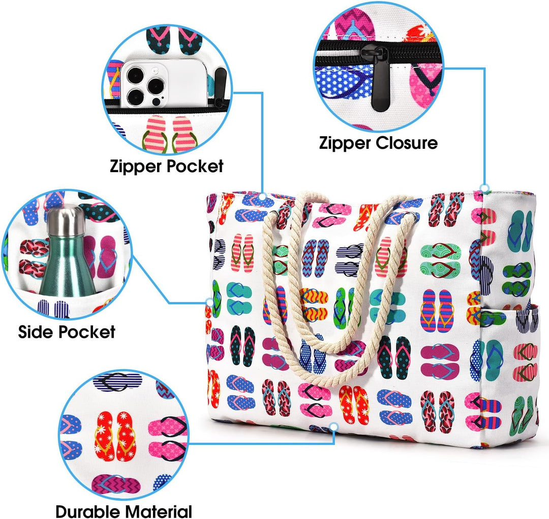 Vand- og sandtæt oversize-strandtaske – SandAway