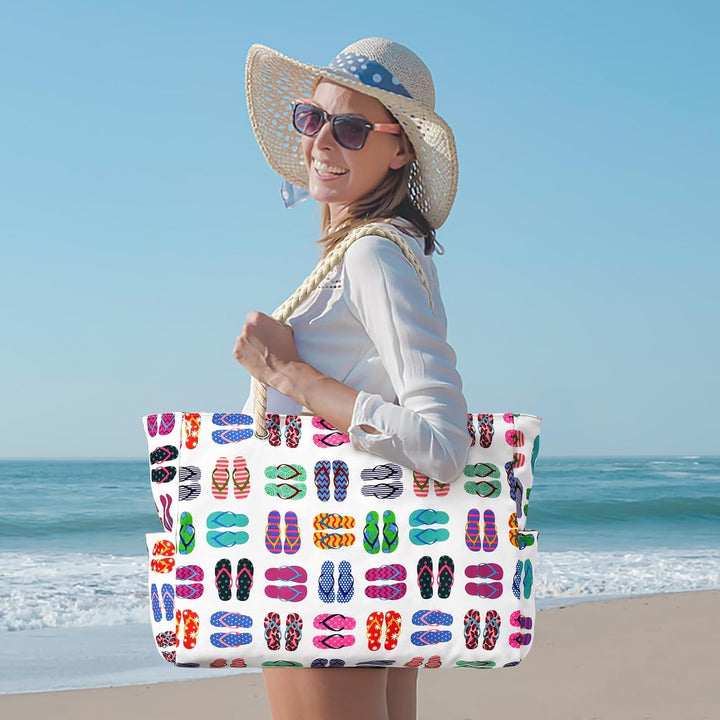 Vand- og sandtæt oversize-strandtaske – SandAway