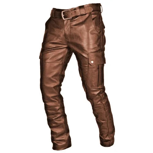 Læder Herre Motorcykelbukser - Diego