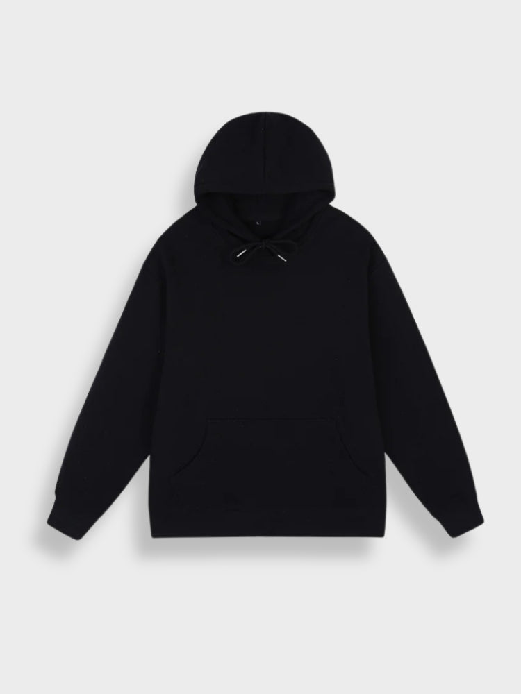 Oversized herre-hoodie med print - Noah