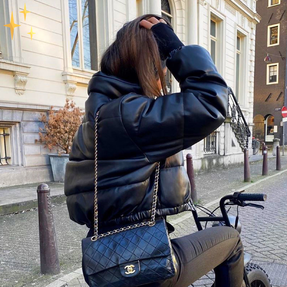 Kort vatteret vinterjakke til damer - Freya