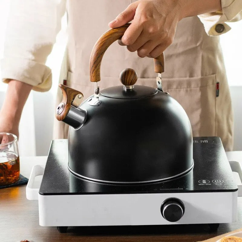 Rustfrit stål kedel med fløjte – Kavana