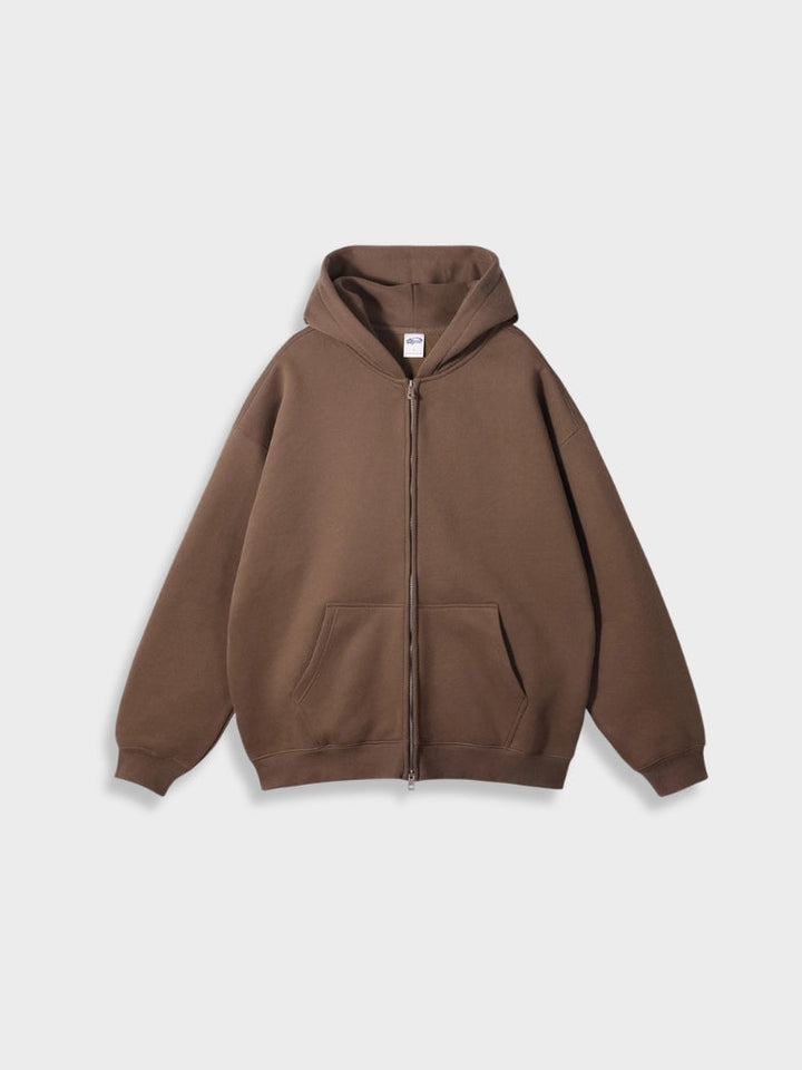 Oversized vest med lynlås - Ava