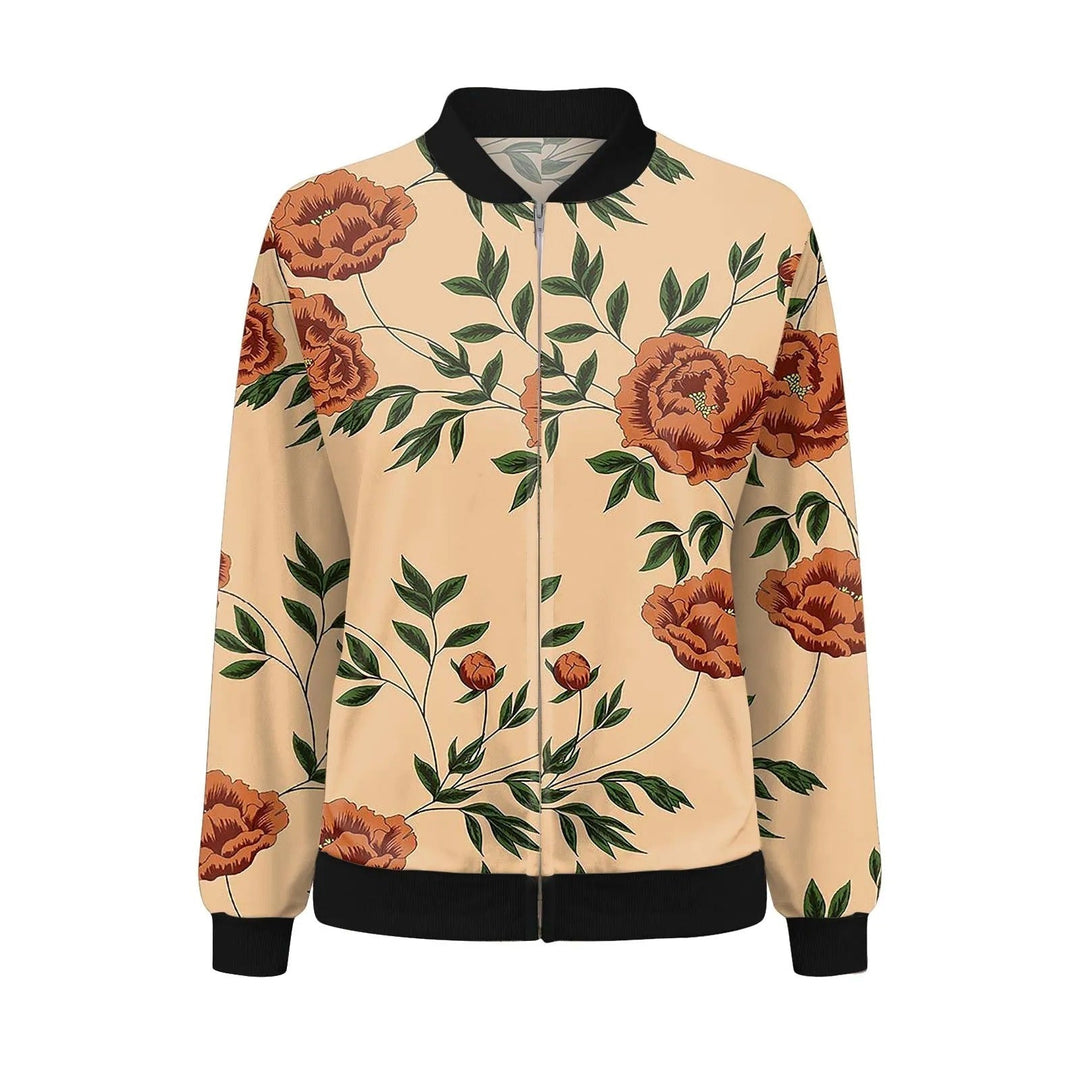 Dame-sommerjakke med fint blomsterprint – Fiora